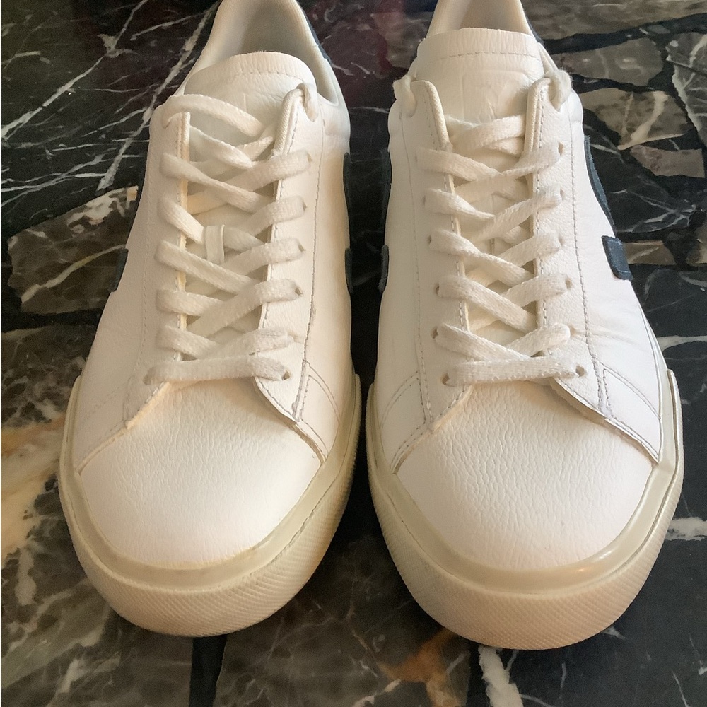 Vega campo white California leather men’s sneakers size 7 - Picture 4 of 11